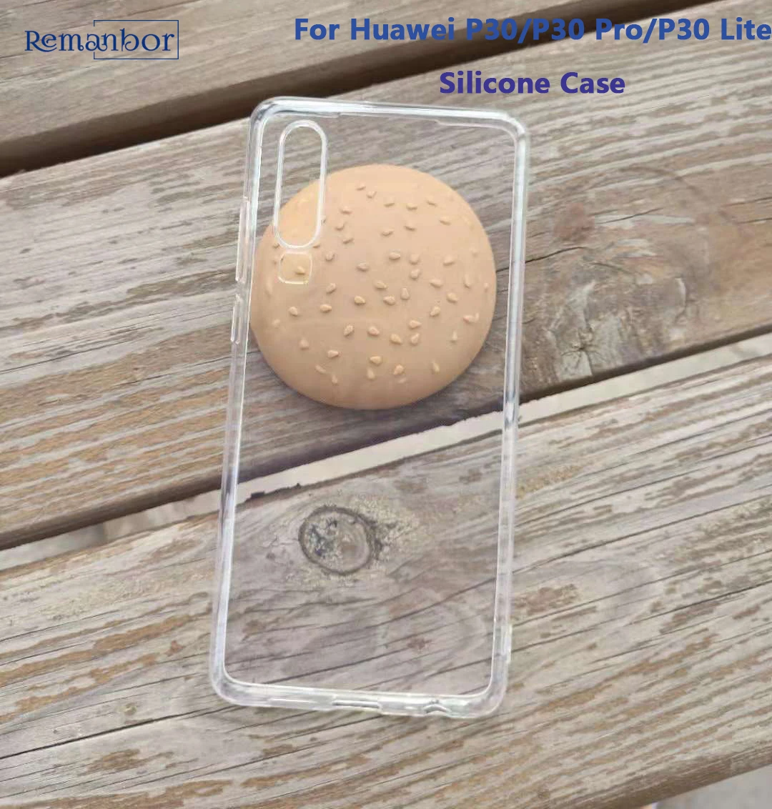 

Remanbor For Huawei P30 Transparent Silicone Case Soft Back TPU Cover Replacement Case For Huawei P30 Lite Phone Protective Case