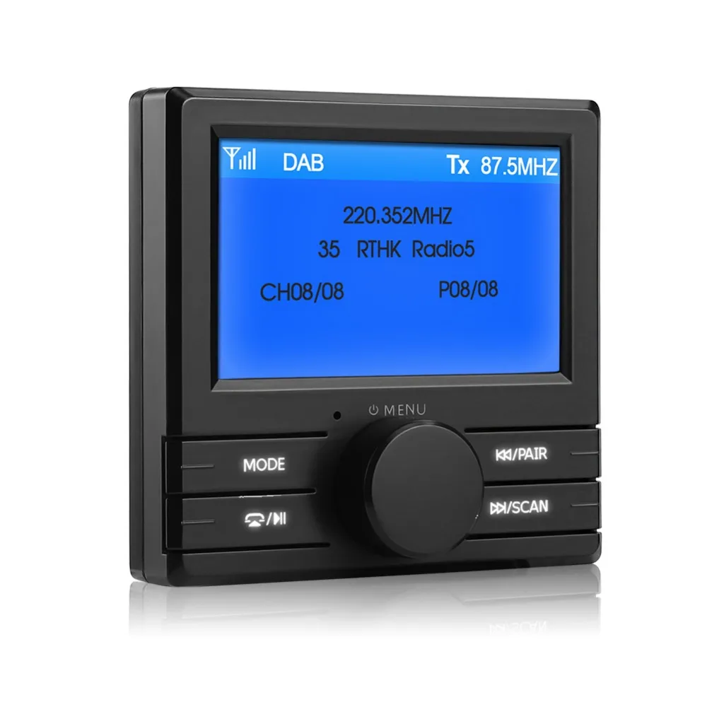 

For Car Radio DAB 003 DAB + Box Digital Radio Antenna Tuner FM Transmission 3.0" Display Screen