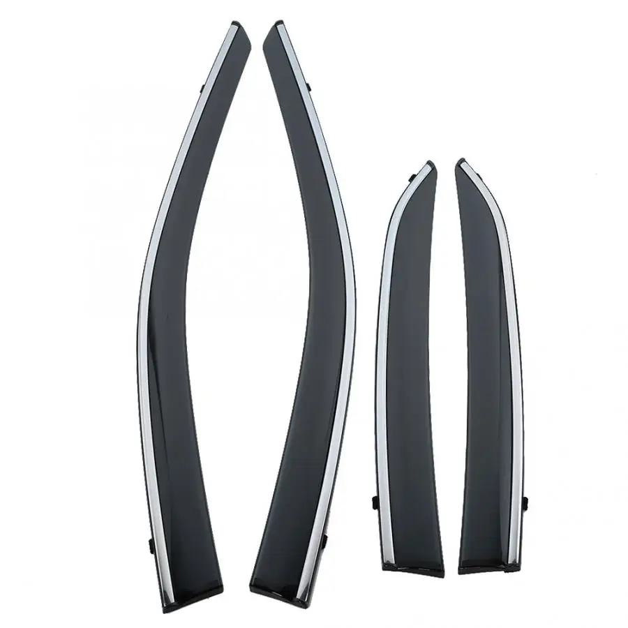 

4pcs Smoke Window Visor Vent Sun Shade Rain Guard Deflector for Toyota CAMRY 2018-2019 Awnings Shelters Car covers