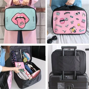 

Professional Large Make-Up Bag Vanity Case Box Cosmetic Nail Tech Storage Beauty Hot New Travel Storage Bag Big Space Organizer