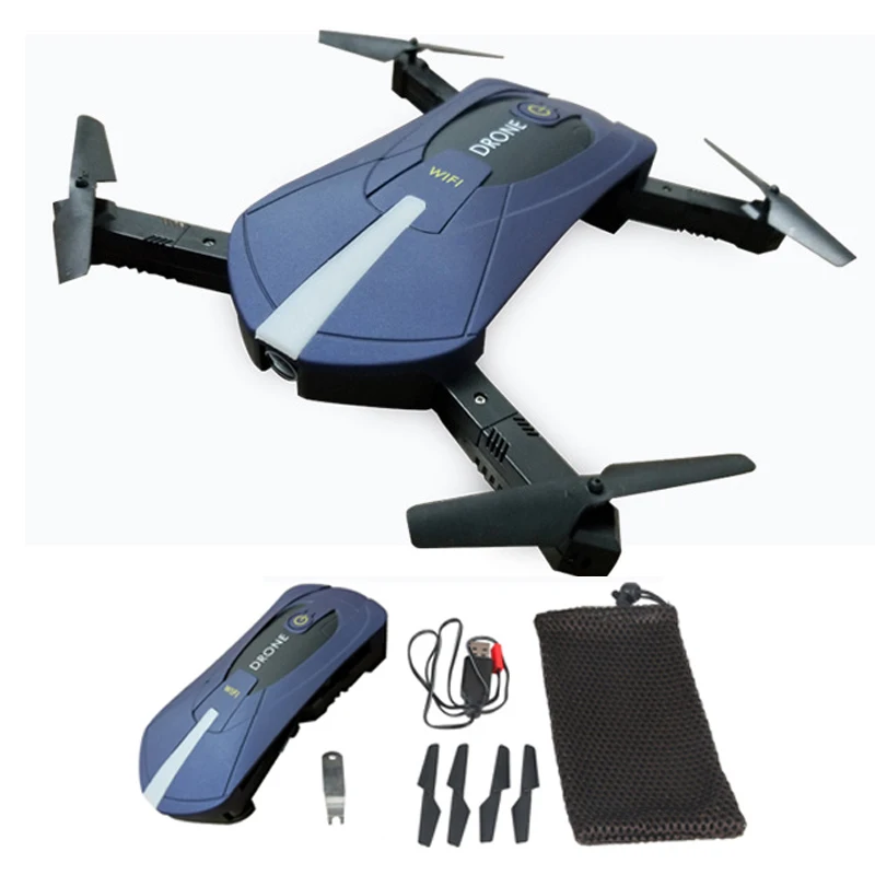 JY018 ELFIE WiFi FPV Quadcopter Mini Foldable Selfie Drone RC Drones with 2MP Camera HD FPV Professional H37 720P RC Helicopter