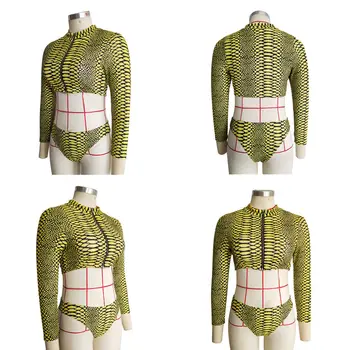 

Women Set 2019 Summer Women Padded Beachwear Bathing Snake Print Zipper Sexy Long Sleeve Tops +panties