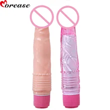 Morease Soft Transparent Penis Vibrator font b Sex b font Toys For Woman Realistic Dildo Massager