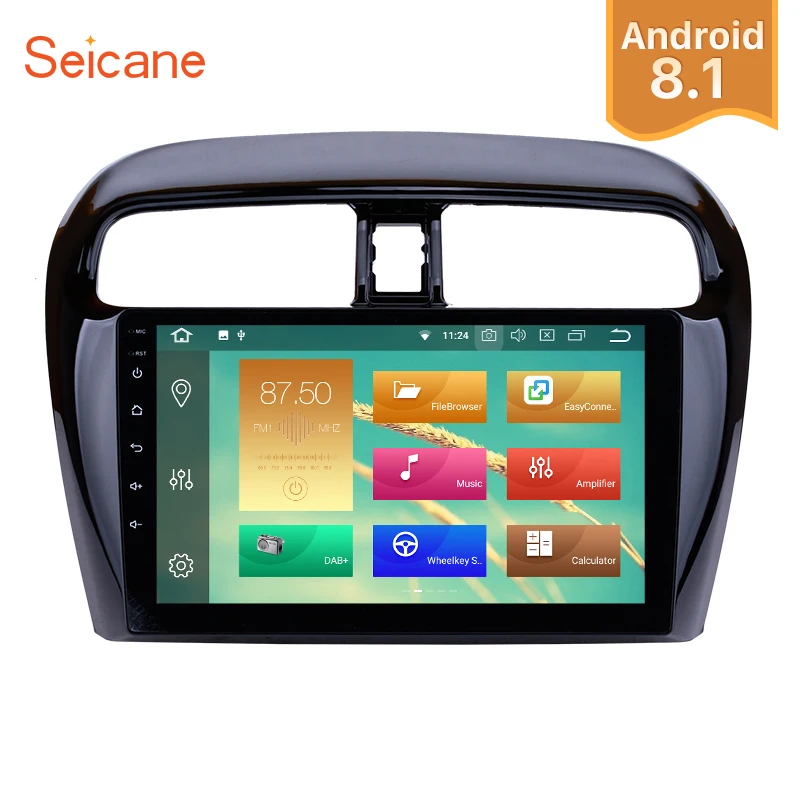 Seicane 1Din автомобильный радиоприемник Android 8 1/8 0 9 &quotмультимедийный плеер для 2012 2018