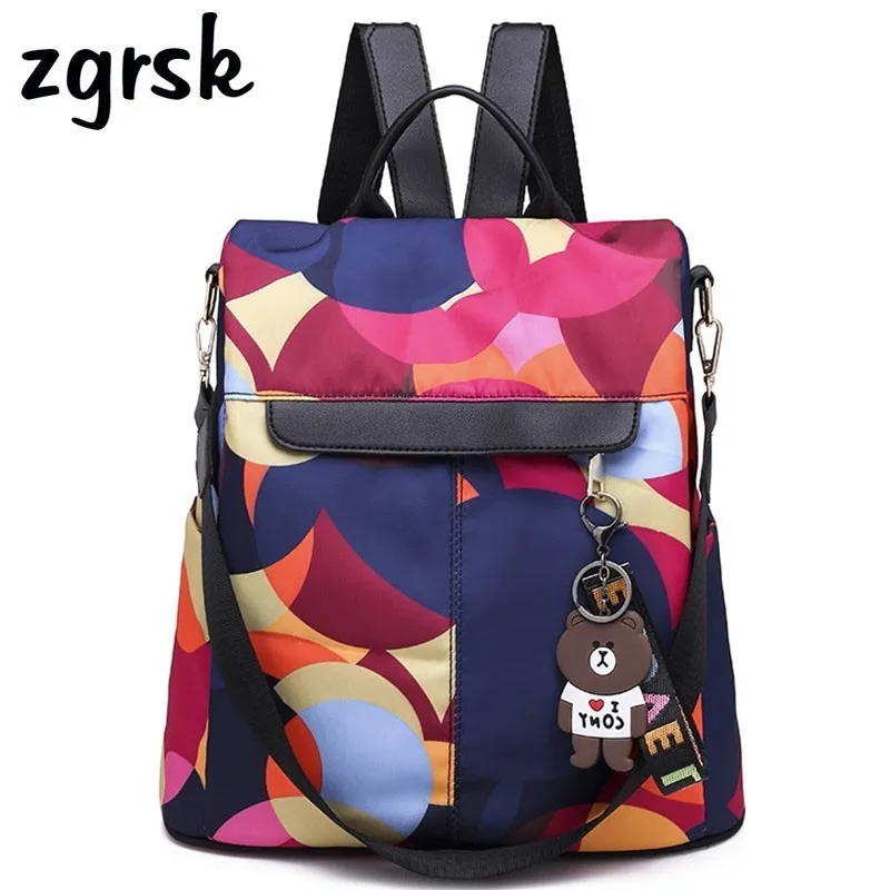 

Woman Printing Designer Backpack Women Oxford Backpacks Female School Bags For Teenage Teenager Girls Travel Back Bag Bagpack