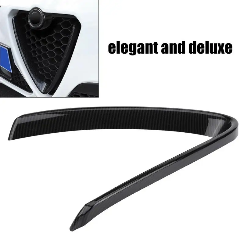 1pc Exterior Front Grill Frame Grille Cover Trim for Alfa Romeo Giulia 2016-2018