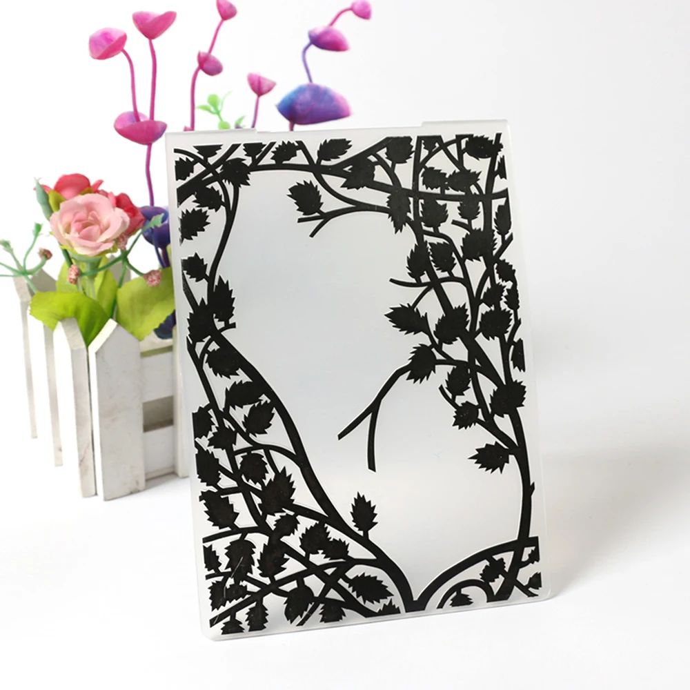 

Textured Impressions Embossing Folder For Scrapbooking Card Making Decorative Frame Cake Biscuit Fondant Mold