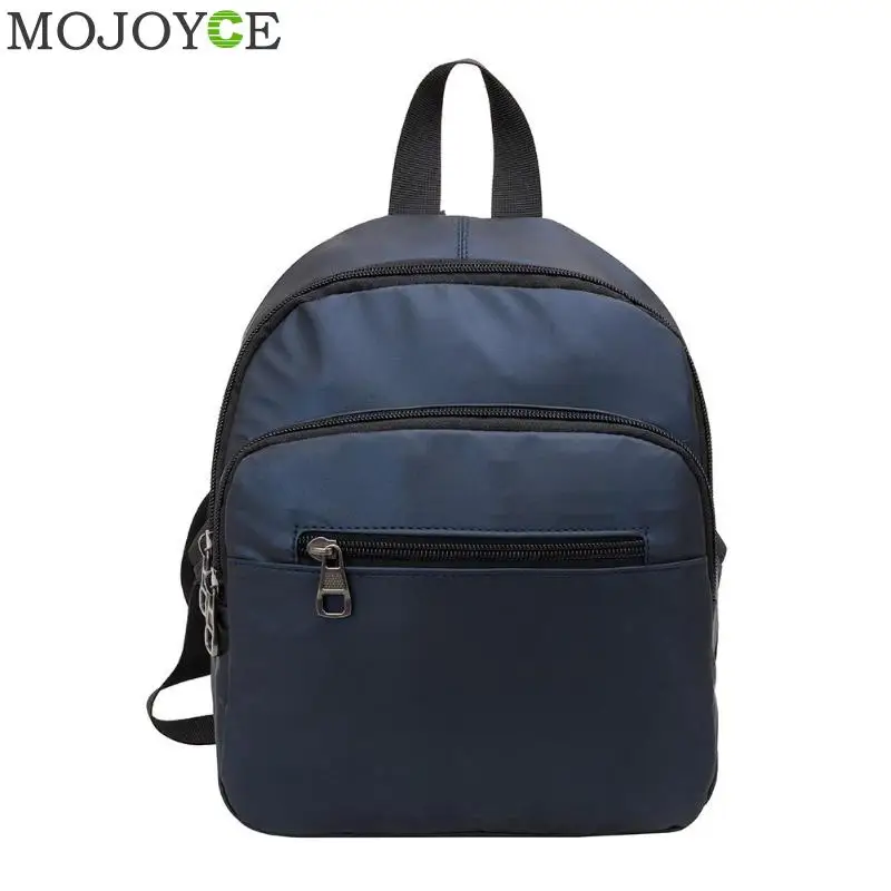 Повседневное нейлоновый рюкзак для женщин большой ёмкость школьная сумка для подростков обувь девочек одноцветное цвет дорожные сумки