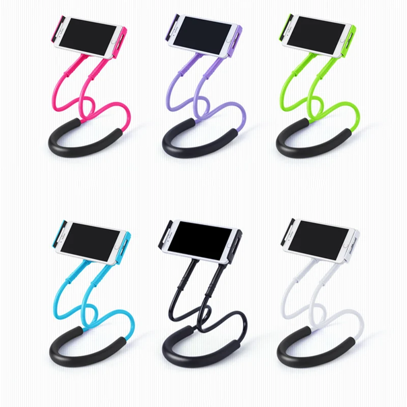 

Hot Lazy Bracket For Phone Holder Flexible Snake-like Anti-skid Neck Bed Mount 360 Degree Rotation 1PC Adjustable Universal