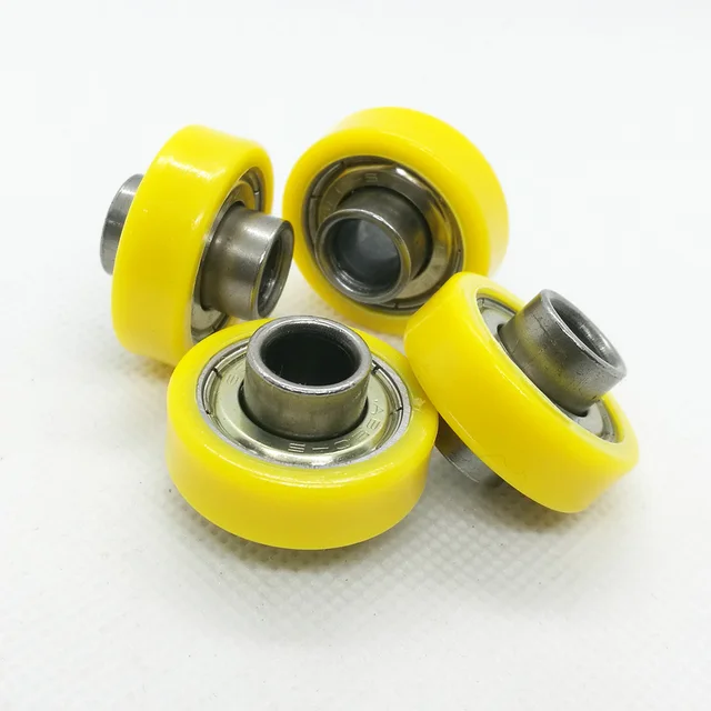 4pcs 26mm small POM plastic coated ball bearing wheel conveyor roller