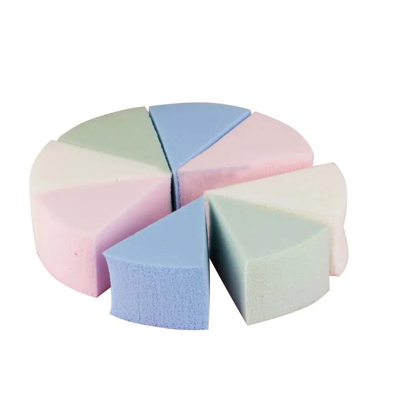 

8Pcs/set Candy Color Soft Magic Face Cleaning Pad Puff Cosmetic Puff Cleansing Sponge Wash Face Makeup Sponge