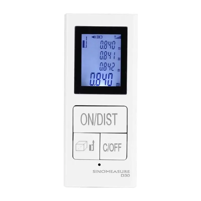 

30m Mini Handheld Laser Distance Meter Digital USB Rechargeable Laser Rangefinder Portable Range Finder Diastimeter Distance new