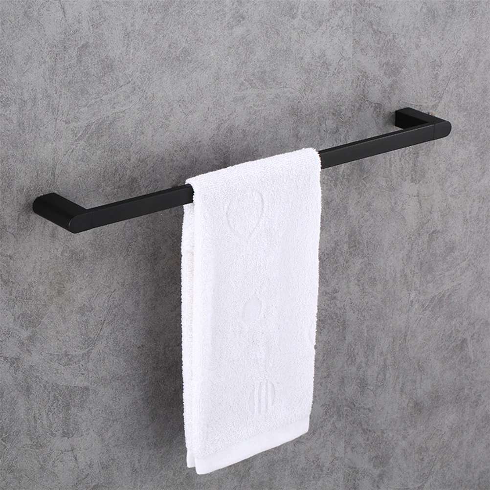

Towel Rack Hanging Holder Organizer Bathroom Wall Mount Towel Rack Zinc Alloy Towel Holder for Bathroom Restroom