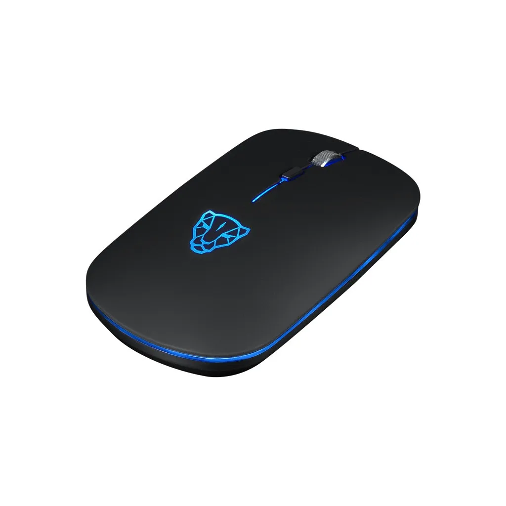 PPYY NEW Motospeed Bg60 Беспроводная компьютерная Bluetooth светодиодная мышь 6 кнопок 2400