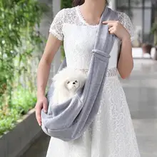 Ручная дышащая хлопковая переноска для собак Сумка-переноска переносная маленькая собачка кошки Стропы наружная переноска для домашних животных Дорожная сумка на плечо