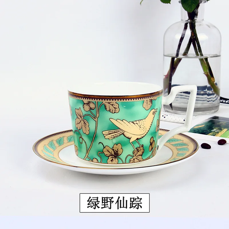 Европейский костюм для кофейных чашек Bone China английский стиль набор