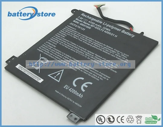 Бесплатная доставка 7 4 V 4350 mAh 32W подлинный аккумулятор 2ICP3/70/125 для ACER N15V1 acer CLOUDBOOK 11