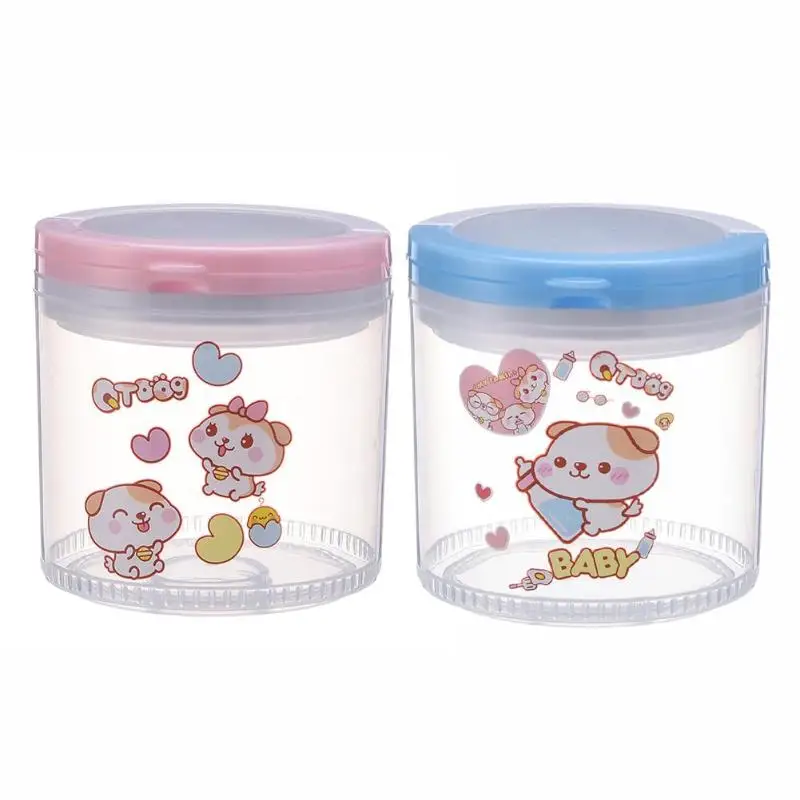 

Cartoon Food Storage Box Clear Container Sealed Snacks Dried Fruit with Lid