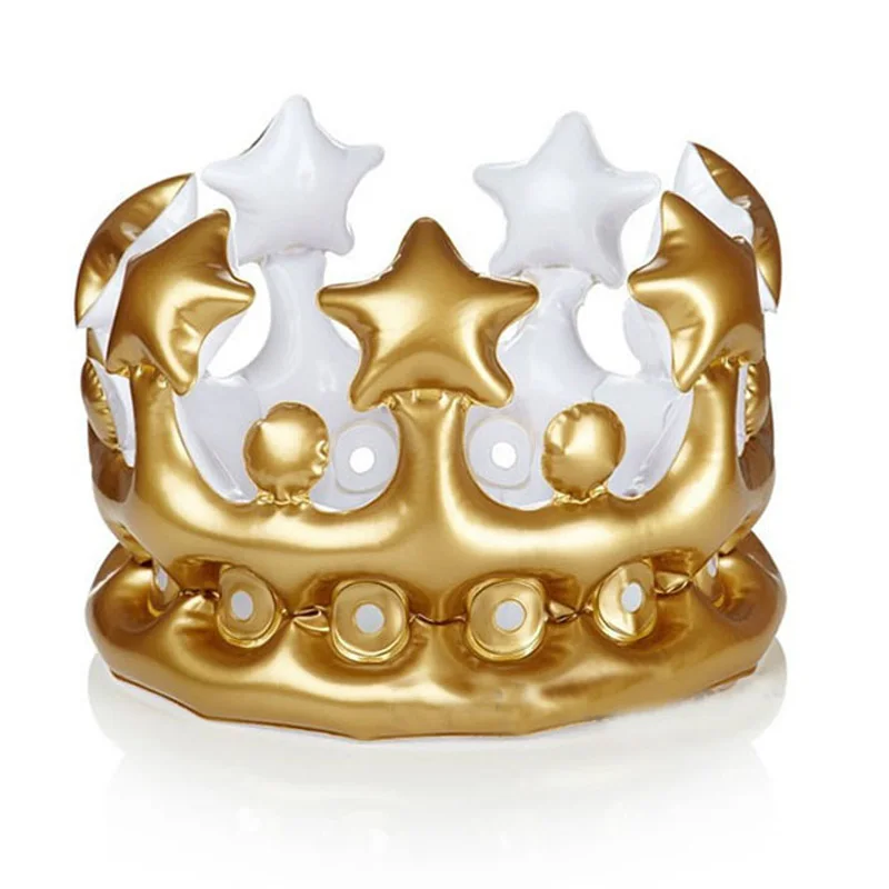Надувная Корона, украшение для дня рождения, маскарад, косплей, надувная Корона, королева, вечерние украшения