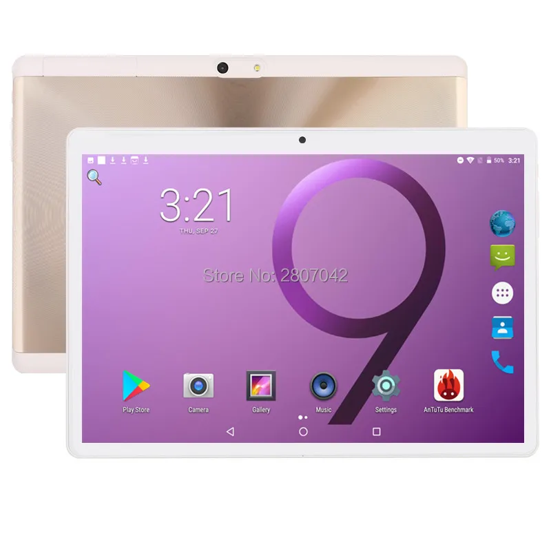Супер закаленное стекло 2.5D 10 дюймовый планшет Android 8 0 Восьмиядерный 4 Гб RAM 64 ROM