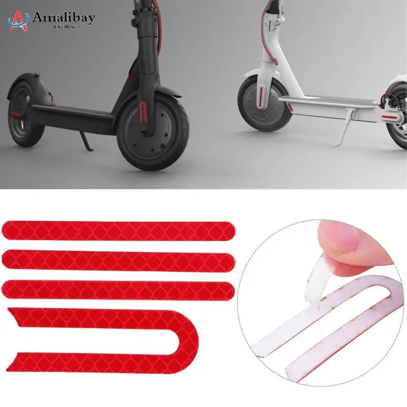 

Xiaomi Pro Mijia M365 Scooter Front Rear Wheel Rubber Reflective Stickers Xiaomi Scooter Parts Accessories