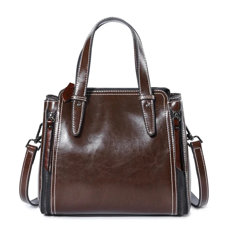 

TOPEST Genuine Demeanour Fashion Pattern Woman Ma'am Portable Cowhide Leather Package sx