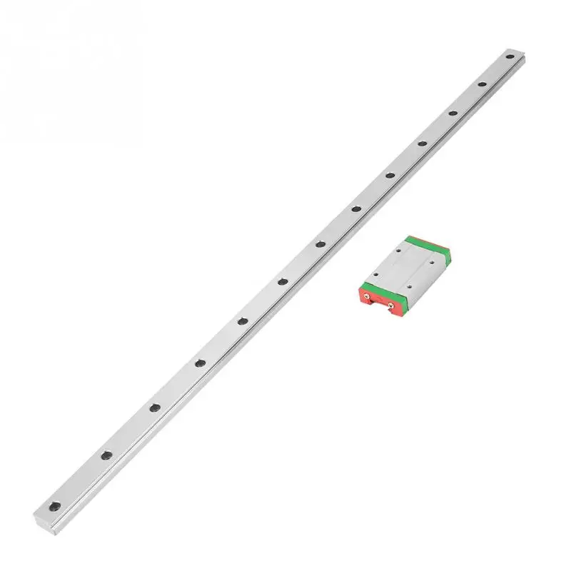

Linear Slide Guide Rail 500mm Length Linear Motion Rail with 1Pc Extension Sliding Rail Block LML15H