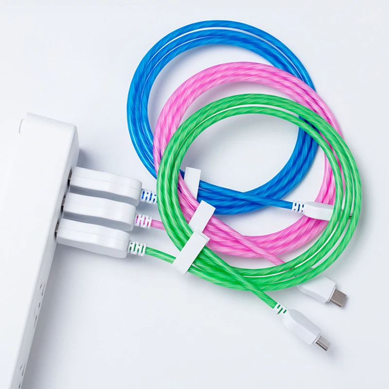 Summerfish 3A светодиодный светящийся usb кабель для зарядки и передачи данных Huawei Honor