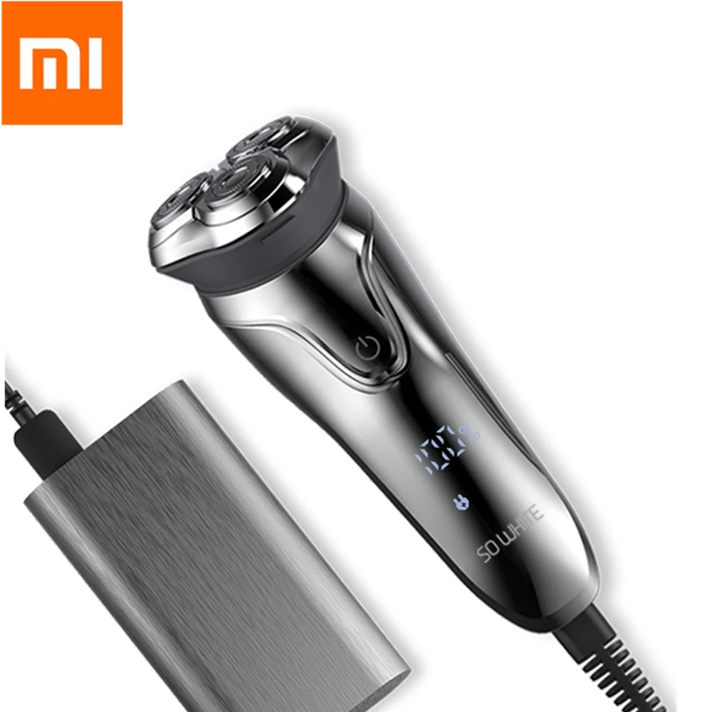 XIAOMI Youpin لذلك الأبيض ES3 الكهربائية الحلاقة ماكينة حلاقة لاسلكية 3D الذكية العائمة IPX7 للماء USB شحن ماكينة حلاقة للرجال XIAOMI Youpin لذلك الأبيض ES3 الكهربائية الحلاقة ماكينة حلاقة لاسلكية 3D الذكية العائمة IPX7 للماء USB شحن ماكينة حلاقة للرجال