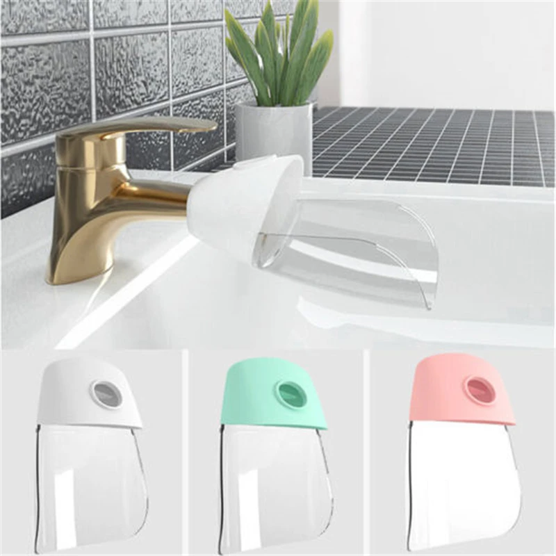 Children's Faucet Splash-proof Extender 3 Color Tap Extension Device Bath Water Faucet Extender Kid Cartoon Hand Washing Guider Children's Faucet Splash-proof Extender 3 Color Tap Extension Device Bath Water Faucet Extender Kid Cartoon Hand Washing Guider