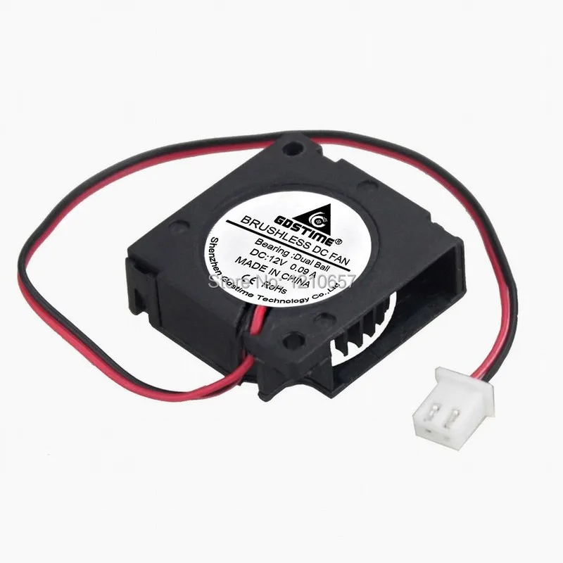 

2PCS lot 3cm 30mm x 10mm Laptop 2 Terminals CPU Cooler Cooling Blower Fan DC 12V Ball Bearing