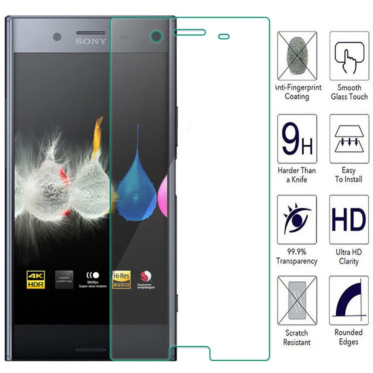 

2.5D 9H Tempered Glass For Sony Xperia S36H XPL S39H XPC XL39h XZ2 XZ3 XZ4 E5 XA1 XA2 Plus XA3 Ultra Screen Protector Glass Film