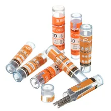 Haste reta resistente micro desgaste 0.3/0.5/0.6/0.7/0.8mm, haste reta do torção, com 10 peças hss brocas métricas de aço de alta velocidade,