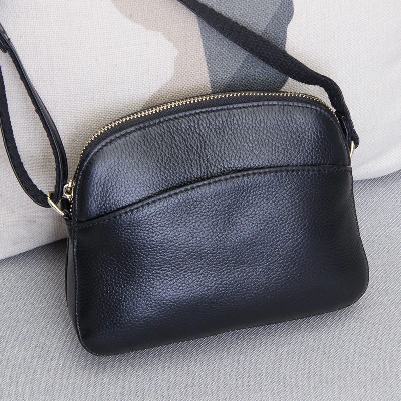 

Kajie Brand Genuine Leather Small Women Messenger Bags Vintage Saddle Handbags Female Cowhide Shopping Packs Single Shoulder Bag