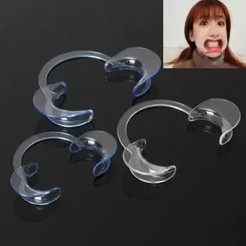 

C-Type Dental Cheek Retractors Lip Mouth Opener Pressure Resistant Flexibility Teeth Whitening Retractor Orthodontics Tool @
