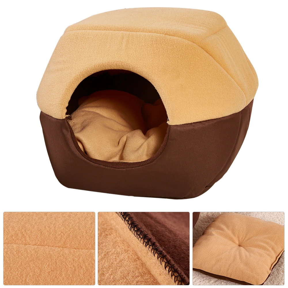 Soft Winter Warm Cat Dog Bed House Pet Nest Dog Bed Soft Pet Mat Kennel