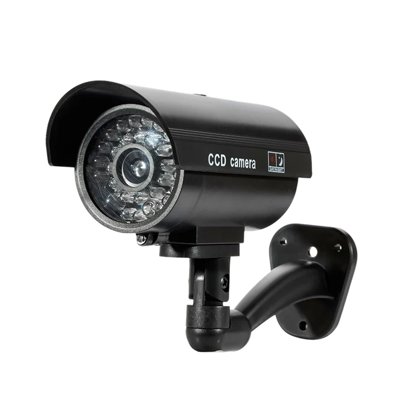  Fake Dummy Camera Bullet Waterproof Outdoor Indoor Security Cctv Surveillance Camera Flashing Red L - 32992433882