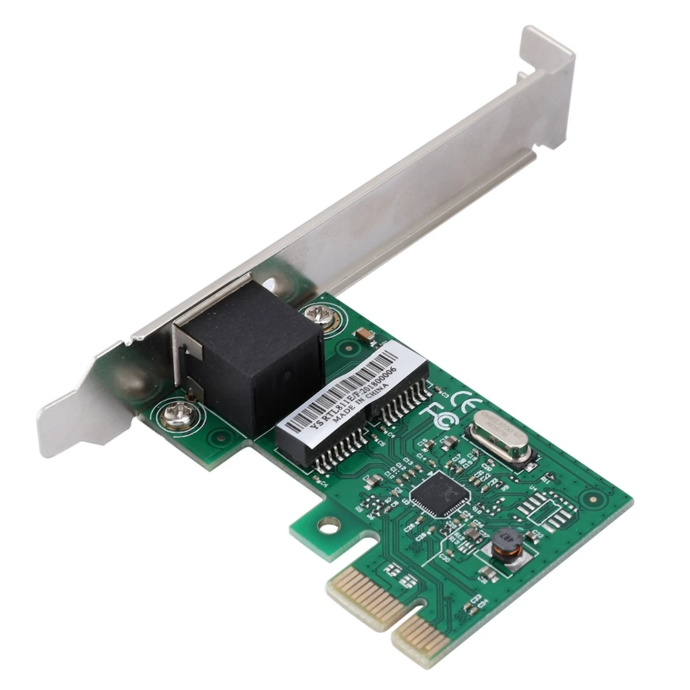 Realtek 8111E PCI-E 10/100/1000 Мбит/с Настольный NIC Gigabit Ethernet LAN сетевая карта Лидер продаж |