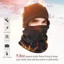 Зимняя теплая шапка для шеи, набор антистатических женщин, мужчин, зимняя шапка, флисовая шея, гетры, шляпа, комплект, спортивные головные уборы, маска, шапка, трубка, маска