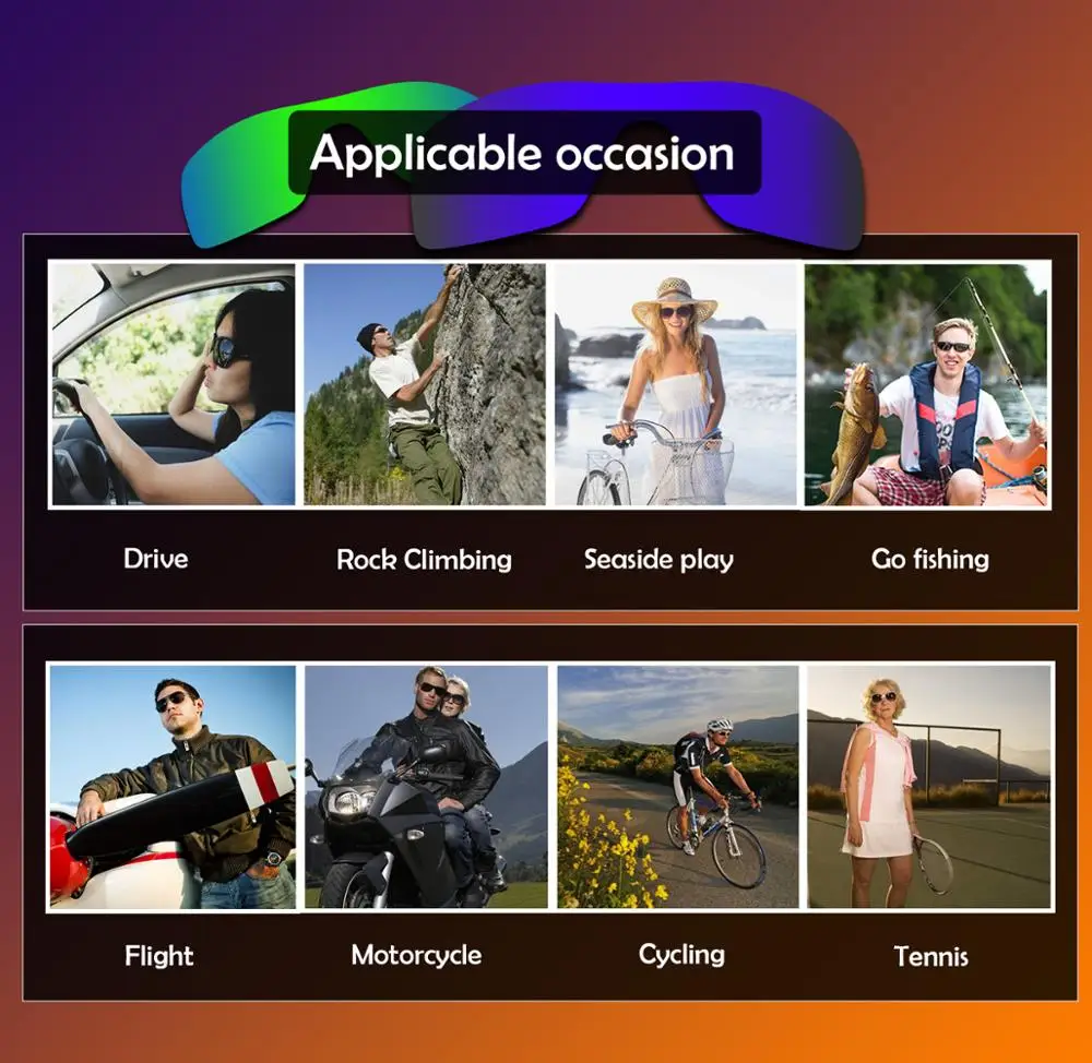 Серые черные солнцезащитные очки поляризованные Сменные линзы для Окли Flak