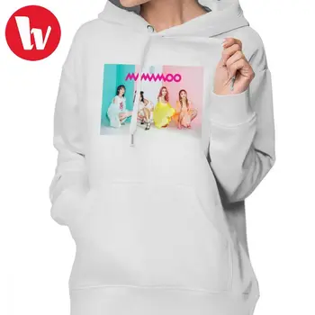 

Mamamoo Hoodie Mamamoo Hoodies Streetwear Cotton Hoodies Women Navy Blue Long Sleeve Trendy Over Size Printed Pullover Hoodie