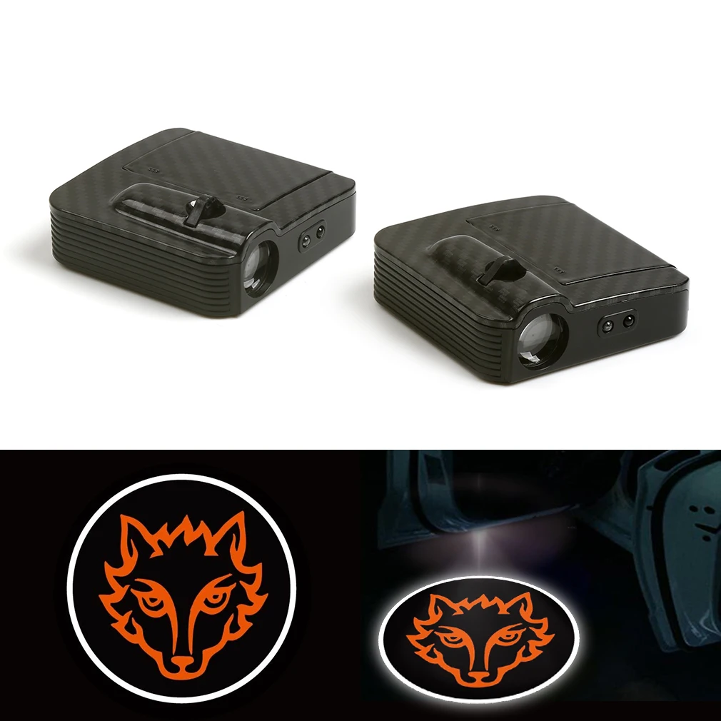 

Wireless Wolf Animal 2 Courtesy Car Logo Door Ghost Shadow Laser Projector Light