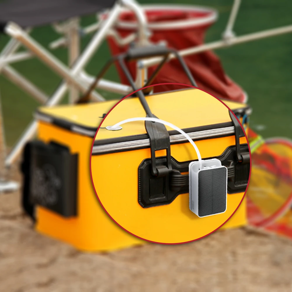 

Anself 5V Solar Power Oxygen Pump DC Charging Oxygenator Fish Tank Aquarium Air Pump Fishing Oxygen Pump Aerator with Air Stones