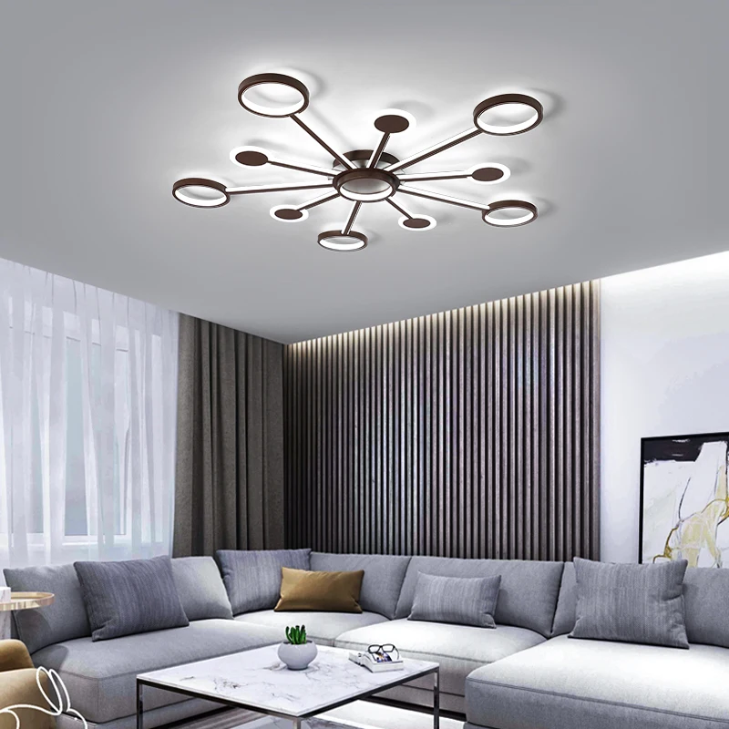 

modern LED Ceiling chandelier Creative Minimalism for Foyer living room Bedroom lampara techo chandelier lighting fixtures