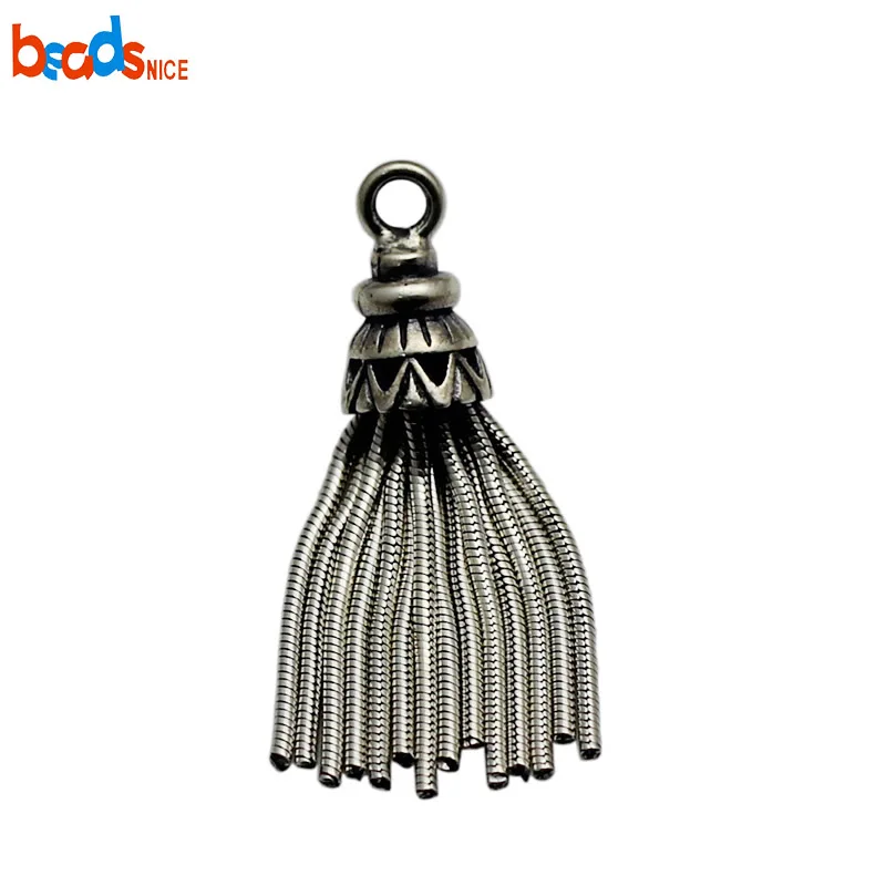 Beadsnice тайский серебряный кулон с кисточкой для ожерелья Diy изготовления