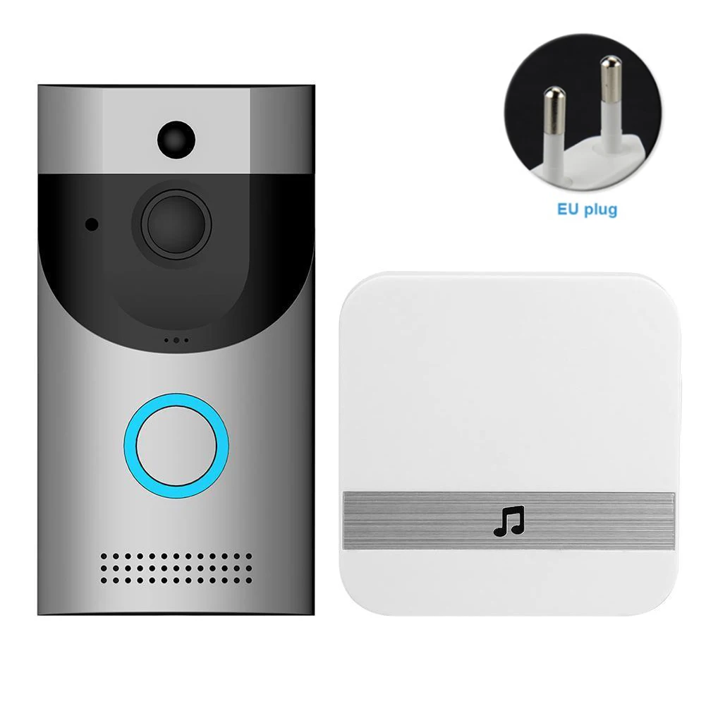

Smart Talkback Home Monitoring Video Doorbell Doorbell Receiver Set WIFI APP Control Battery Powered Intercom Visual Anti-theft