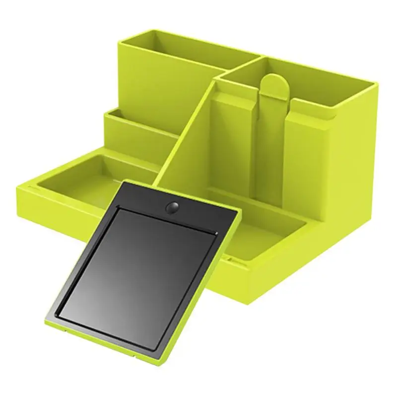 

VSON Pen Holder File Stationery Organizer Container w/LCD Handwriting Board