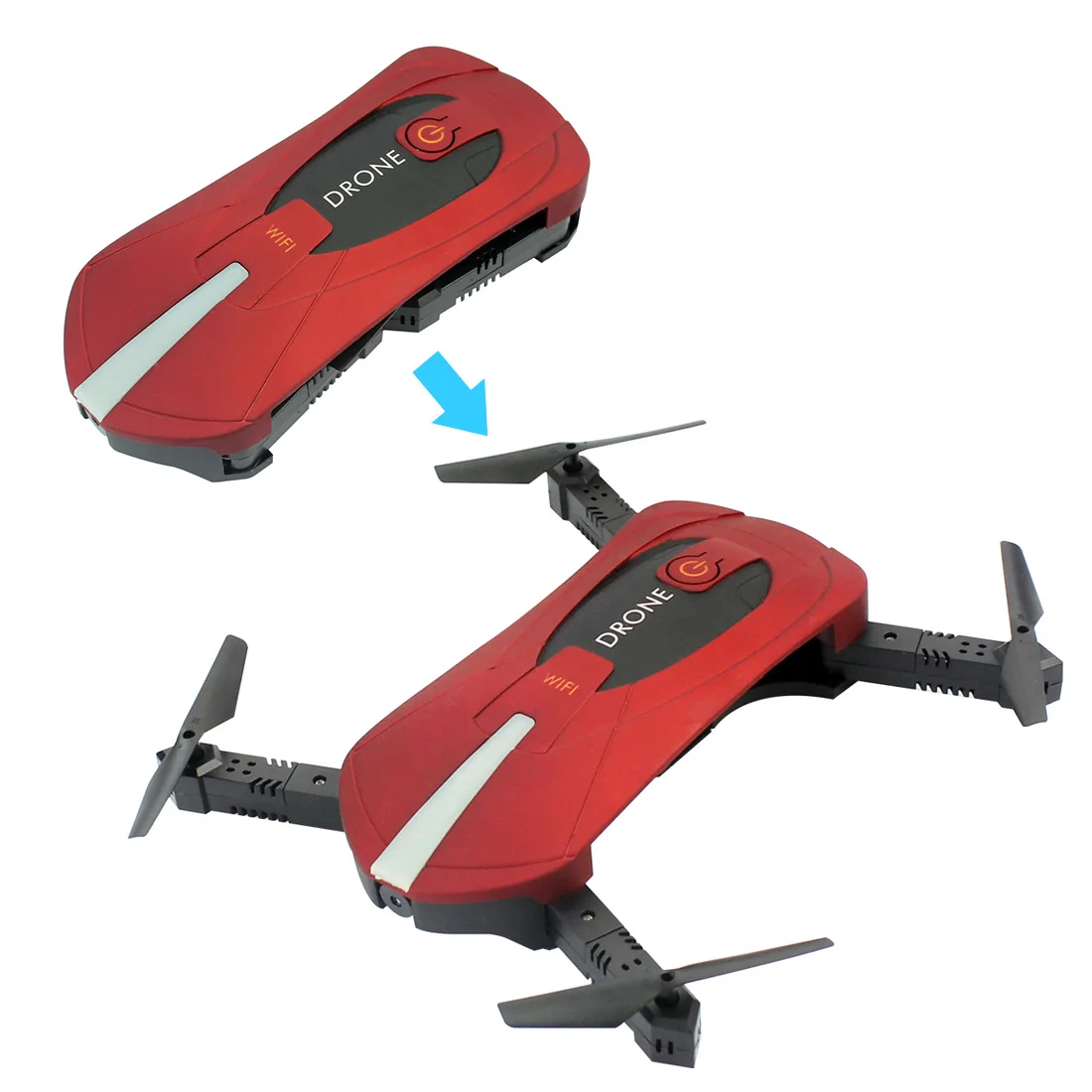 

JY018 ELFIE WiFi FPV Quadcopter Mini Foldable Selfie Drone RC Drone with 2MP Camera HD FPV Professional H37 720P RC Helicopters