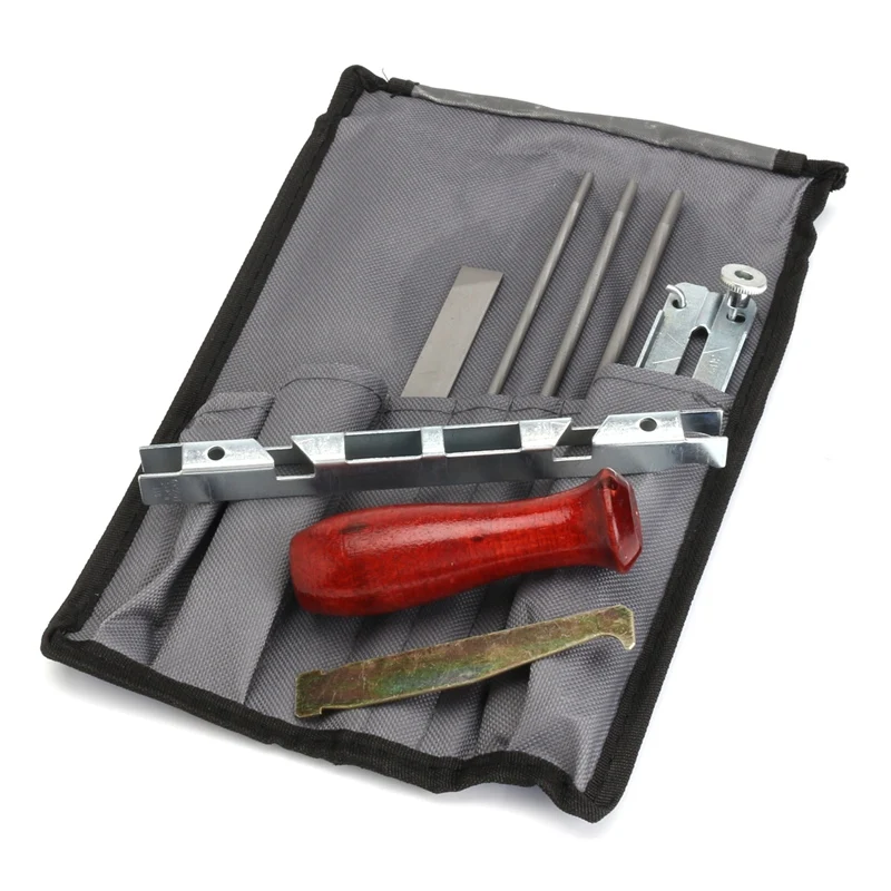 

8Pcs Chain Saw Sharpening Kit Chainsaw File Tool Set Guide Bar File Instructions