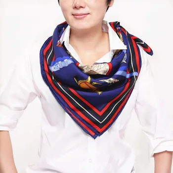 

scarves 17 Autumn and winter new women fashion silk scarf ,3 colors blue,green,yellow,scarf, Luxury Square Shawl for Lady